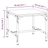 vidaXL Tavolino da Salotto Rovere Sonoma 50x50x35 cm Legno ingegnerizzato