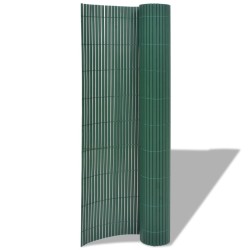 vidaXL Recinzione da Giardino a Doppio Lato in PVC 90x300 cm Verde