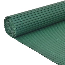 vidaXL Recinzione da Giardino a Doppio Lato in PVC 90x300 cm Verde