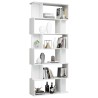 vidaXL Libreria/Divisorio Bianco Lucido 80x24x192 cm