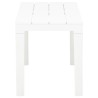 vidaXL Panchine da Giardino 2 pz Bianco in Plastica