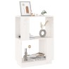 vidaXL Libreria/Divisorio Bianco 51x25x70 cm in Legno Massello di Pino