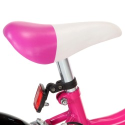 vidaXL Bici per Bambini 16 Pollici Nera e Rosa