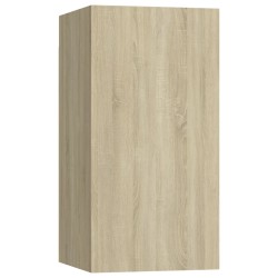 vidaXL Mobili TV Rovere Sonoma 2 pz 30,5x30x60 cm in Truciolato