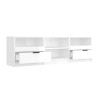 vidaXL Mobile per TV Bianco Lucido 150x33,5x45cm Legno Ingegnerizzato