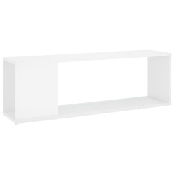 vidaXL Mobile TV Bianco Lucido 100x24x32 cm in Truciolato