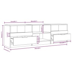 vidaXL Mobile Porta TV Bianco 150x33,5x45 cm in Legno ingegnerizzato