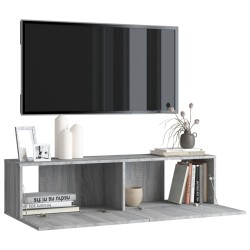 vidaXL Mobile Muro TV Grigio Sonoma 120x30x30cm Legno Ingegnerizzato