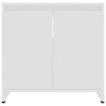 vidaXL Armadio da Bagno Bianco 60x33x61 cm in Truciolato