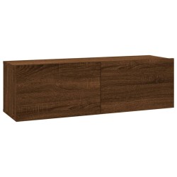 vidaXL Mobile TV Muro Rovere Marrone 100x30x30cm Legno Ingegnerizzato