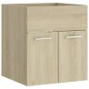 vidaXL Mobile Sottolavabo Rovere Sonoma 41x38,5x46 cm in Truciolato