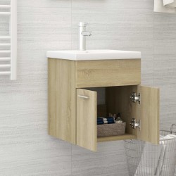 vidaXL Mobile Sottolavabo Rovere Sonoma 41x38,5x46 cm in Truciolato