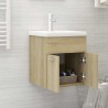 vidaXL Mobile Sottolavabo Rovere Sonoma 41x38,5x46 cm in Truciolato