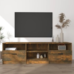 vidaXL Mobile TV Rovere Fumo 150x33,5x45 cm in Legno Ingegnerizzato