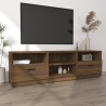 vidaXL Mobile TV Rovere Marrone 150x33,5x45 cm in Legno Ingegnerizzato