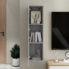 vidaXL Mobile Porta TV a Parete Grigio Sonoma 30,5x30x110 cm