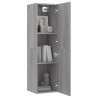 vidaXL Mobile Porta TV a Parete Grigio Sonoma 30,5x30x110 cm