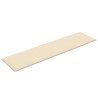 Pannelli Murali 12 pz Crema 60x15 cm Tessuto 1,08 m²