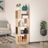 vidaXL Libreria/Divisorio 51x25x132 cm in Legno Massello di Pino