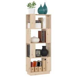 vidaXL Libreria/Divisorio 51x25x132 cm in Legno Massello di Pino