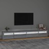 vidaXL Mobile Porta TV con Luci LED Grigio Sonoma 270x35x40 cm