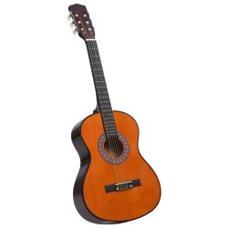 vidaXL Chitarra Classica per Principianti con Custodia 3/4 36"