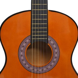 vidaXL Chitarra Classica per Principianti con Custodia 3/4 36"