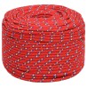 vidaXL Corda Nautica Rossa 8 mm 25 m in Polipropilene