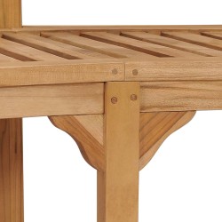 vidaXL Panchina a Forma di Banana 180 cm in Legno Massello di Teak