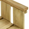 Panchina da Giardino 233 cm in Legno di Pino Impregnato