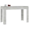 vidaXL Tavolo da Pranzo Grigio Cemento 120x60x76 cm in Truciolato