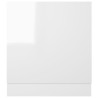 Pannello Lavastoviglie Bianco Lucido 59,5x3x67 cm Truciolato