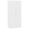 vidaXL Armadio Bianco 80x52x180 cm in Legno Ingegnerizzato