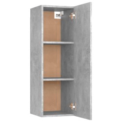 vidaXL Set Mobili Porta TV 8pz Grigio Cemento in Legno ingegnerizzato