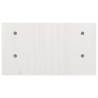 vidaXL Supporto per Monitor Bianco 50x27x15 cm Legno Massello di Pino