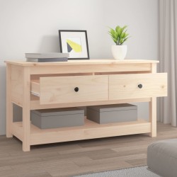 vidaXL Tavolino da Salotto 102x49x55 cm in Legno Massello di Pino