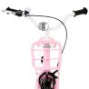 Bici per Bambini con Trasportino Frontale 12'' Bianca e Rosa