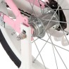 Bici per Bambini con Trasportino Frontale 12'' Bianca e Rosa