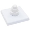 vidaXL Fontana da Piscina 13 pz Bianco