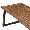 vidaXL Tavolo da Pranzo in Legno Massello di Acacia 180x90 cm