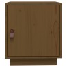 vidaXL Comodino Miele 40x34x45 cm in Legno Massello di Pino