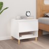 vidaXL Comodino Bianco 50x46x50 cm in Legno ingegnerizzato