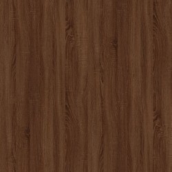 vidaXL Comodino Rovere Marrone 50x46x50 cm in Legno ingegnerizzato