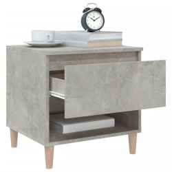 vidaXL Comodini 2 pz Grigio Cemento 50x46x50 cm in Legno ingegnerizzato