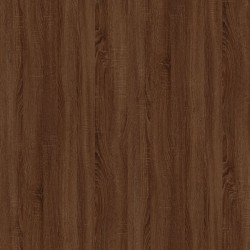 vidaXL Comodini 2 pz Rovere Marrone 50x46x50 cm in Legno ingegnerizzato