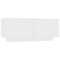 vidaXL Comodino Bianco 100x35x40 cm in Legno ingegnerizzato