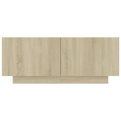 vidaXL Comodino Rovere Sonoma 100x35x40 cm in Truciolato