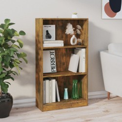 vidaXL Libreria Rovere Fumo...