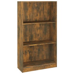 vidaXL Libreria Rovere Fumo 60x24x109 cm in Legno Ingegnerizzato