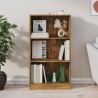 vidaXL Libreria Rovere Fumo 60x24x109 cm in Legno Ingegnerizzato